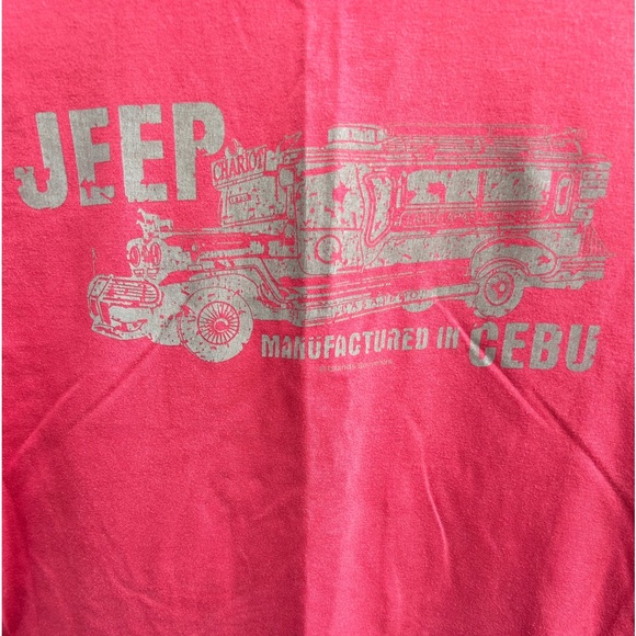 Islands Souvenirs Jeep Short Sleeve Large Crew Neck T-Shirt - Picture 3 of 5